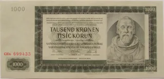 Czech Republic 1.000 Korun 2nd, 1942 image